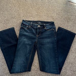 White House Black Market slim boot cut jeans